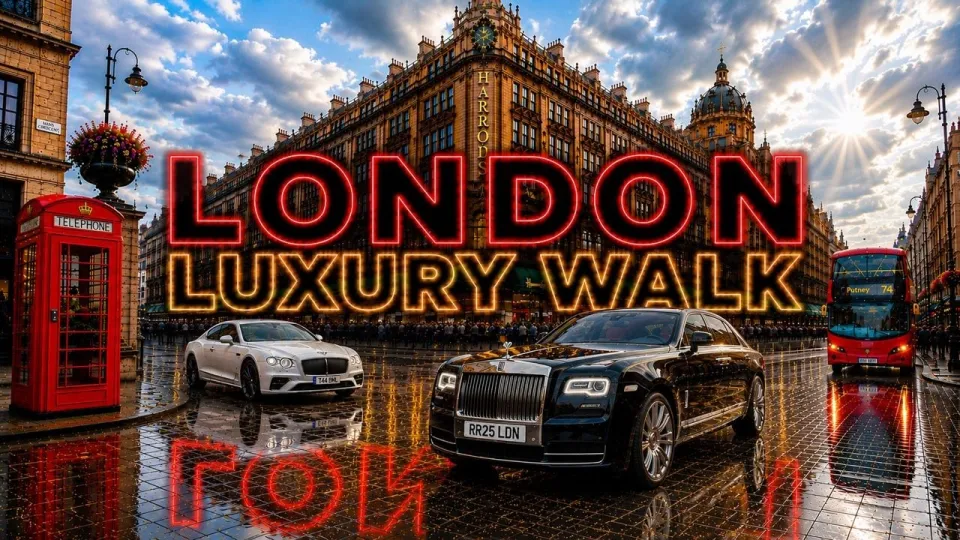 7 Essential Highlights of a London Walk 4k Through Harrods Belgravia and Knightsbridge